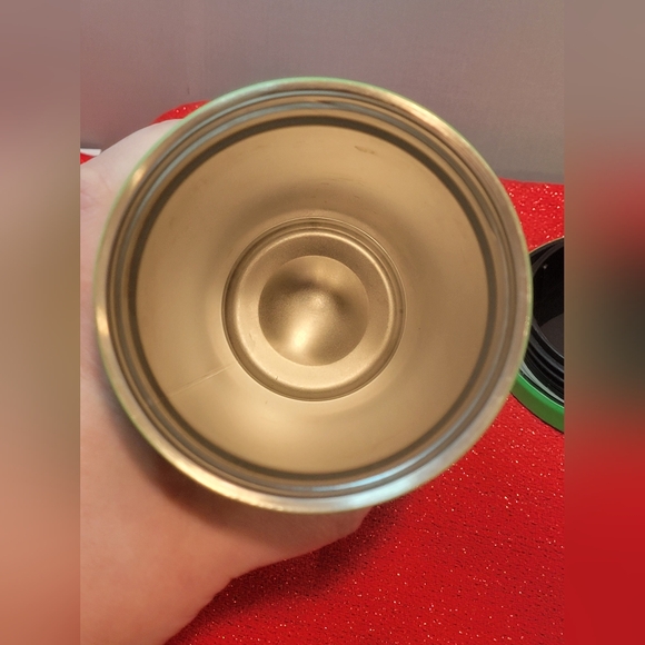 Starbucks Coffee 16 oz. 2016 Green Matte Metal Travel Tumbler Cup Cold Drink - Picture 4 of 8